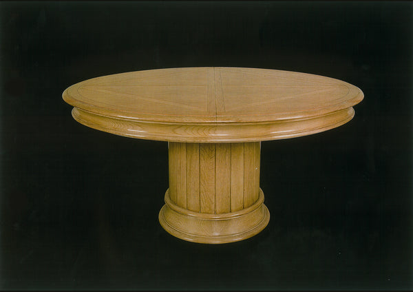 Table Ronde en Merisier Massif