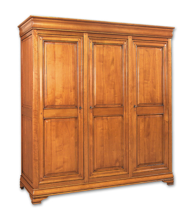 Armoire 3 portes - Merisier massif