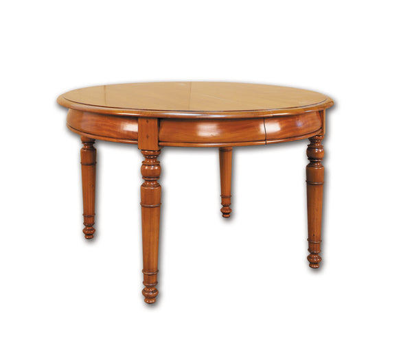 Table ronde Merisier massif
