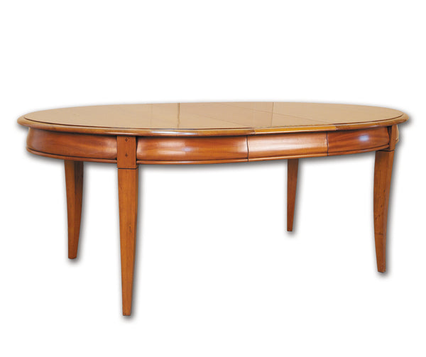 Table Ovale Merisier massif