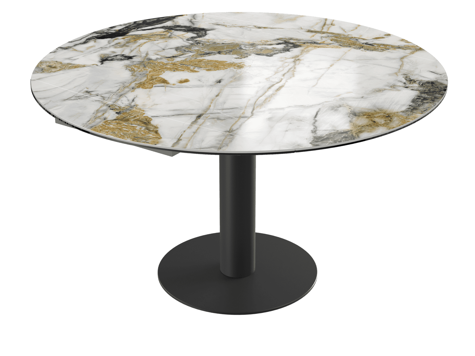 Table New Luna – finition Marbre Doro